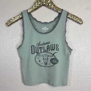 Hollister • Sedona Outlaw Lace Trim Tank Top